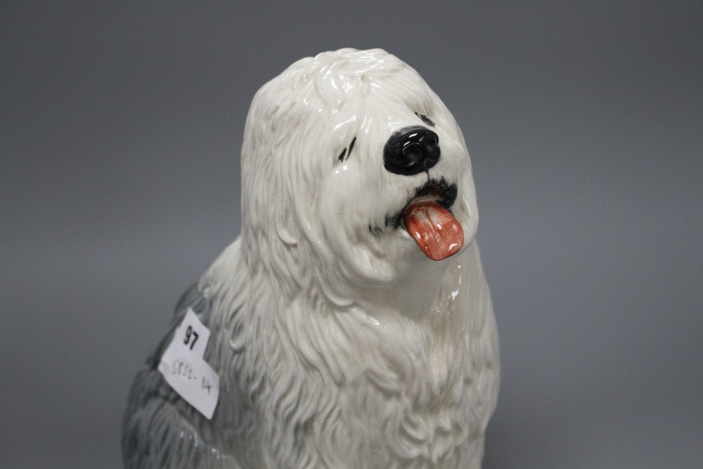 A Beswick model Dulux Old English sheepdog, no.2232, height 29cm